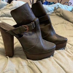 Open back boot heels